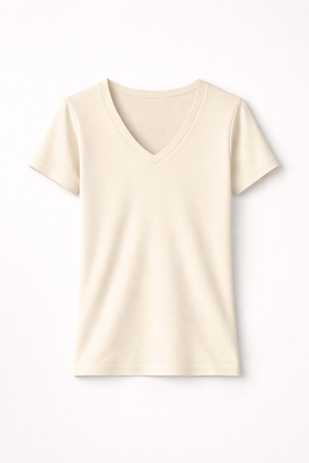 Soft modal V-neck t-shirt Unik Ecowear - sustainable basics
