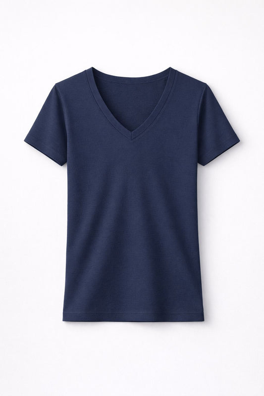 Sustainable modal V-neck t-shirt Unik Ecowear - soft fabric
