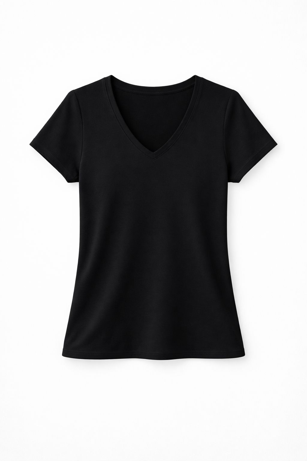 Women's modal tee low V-neck Unik Ecowear - OEKO-TEX certified
